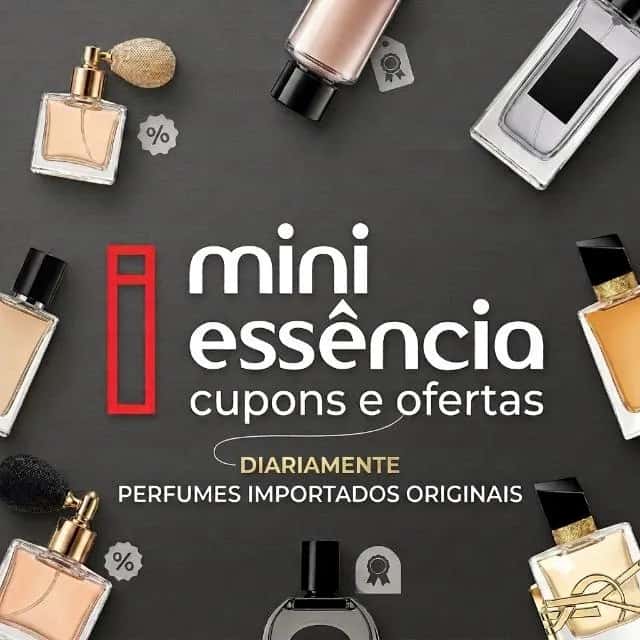 Imagem do grupo de WhatsApp Mini Essencia - Cupons e ofertas 1️⃣ - categoria Moda e Beleza