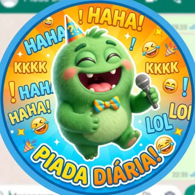 Imagem do grupo de WhatsApp Piada Diária - categoria Memes e Zoeira