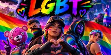 Imagem do grupo de WhatsApp Fortnite LGBT
