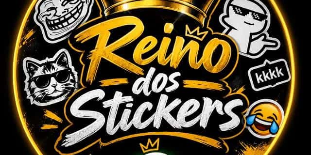 Imagem do grupo de WhatsApp 𝑹𝒆𝒊𝒏𝒐 𝒅𝒐𝒔 𝑺𝒕𝒊𝒄𝒌𝒆𝒓𝒔 👑 - categoria Figurinhas e Stickers