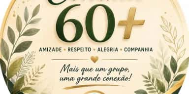 Imagem do grupo de WhatsApp Conexão 60+