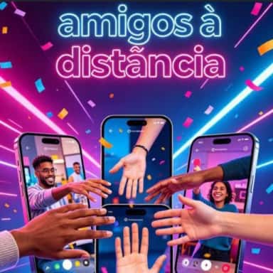 Imagem do grupo de WhatsApp AMIGOS Á DISTÂNCIA