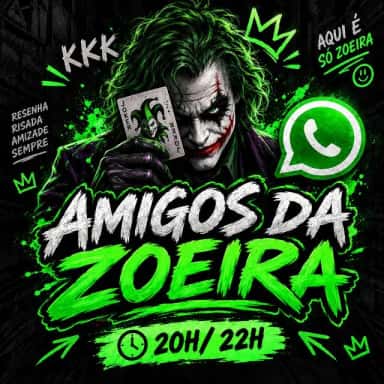 Imagem do grupo de WhatsApp ❿.❶『𝙎𝙆 |🔥• Amigos da zoeira ⏰ 20H/ 22H|•