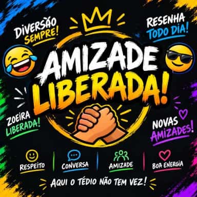 Imagem do grupo de WhatsApp 🎉 AMIZADE LIBERADA! 🔥